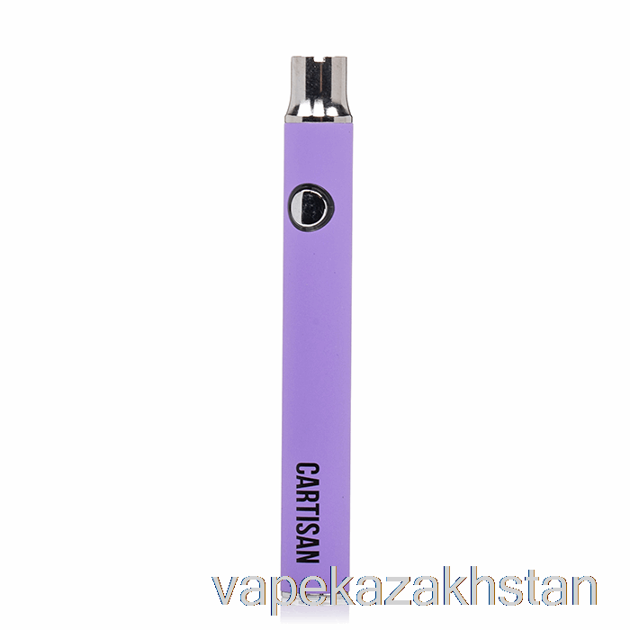 Vape Smoke Cartisan Button VV 350 510 Battery Purple